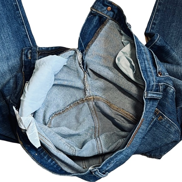 Madewell Women’s Sz 28 Slim Mid Rise Stretch Straight Leg Boy Jean - Picture 12 of 13